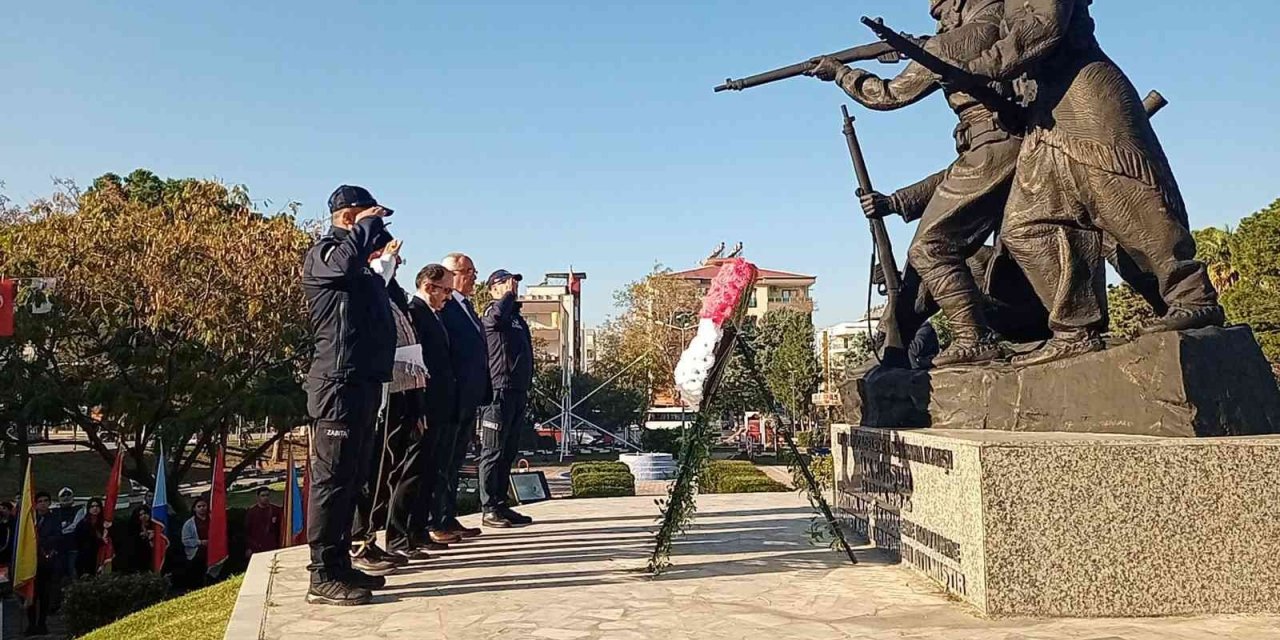 Milli mücadelede ilk kurşunun atılışının 104. yılı törenle kutlandı