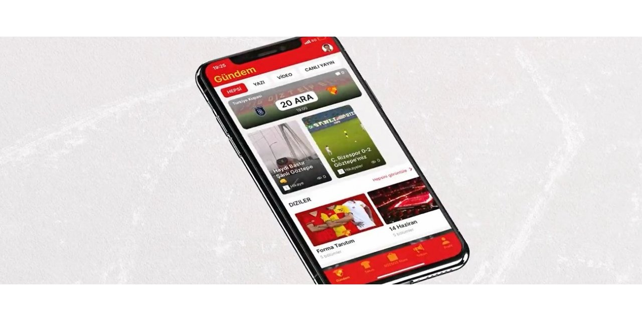 Göztepe, mobil uygulamasını yeniledi