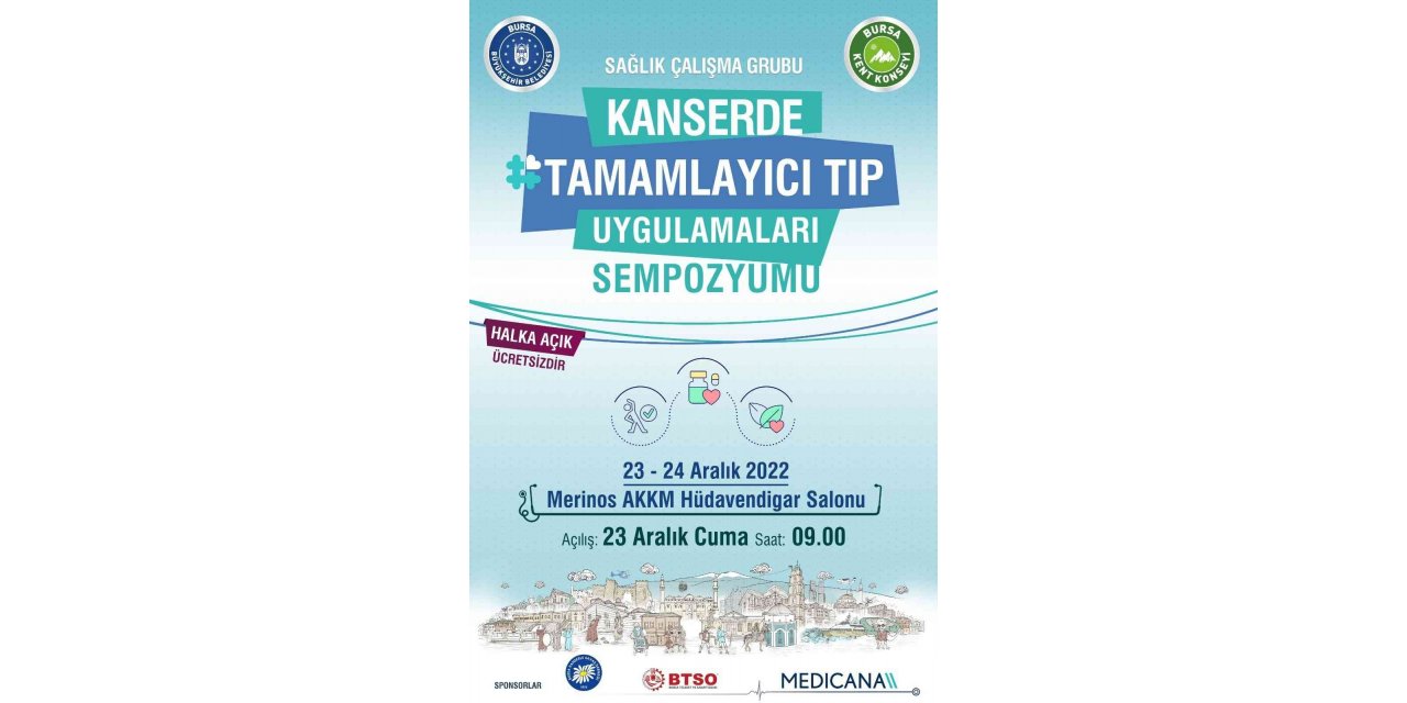 Kanserde tamamlayıcı tıp Bursa’da konuşulacak