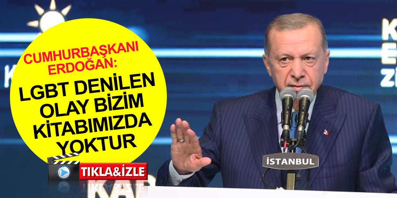 Cumhurbaşkanı Erdoğan'dan LGBT, 6 yaşında evlendirilen çocuk ve Kandil'e kaçırılan kız çocukları açıklaması