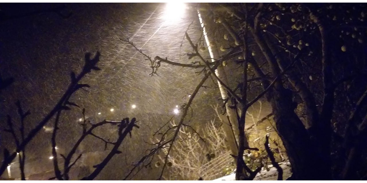 Osmaneli’nin yüksek kesimlerine mevsimin ilk karı yağdı