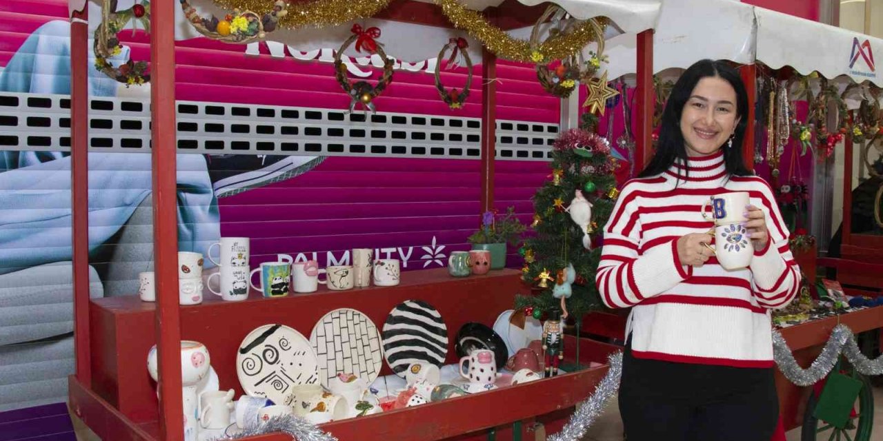 Mersin’de el emeği göz nuru ürünler kazanca dönüşüyor