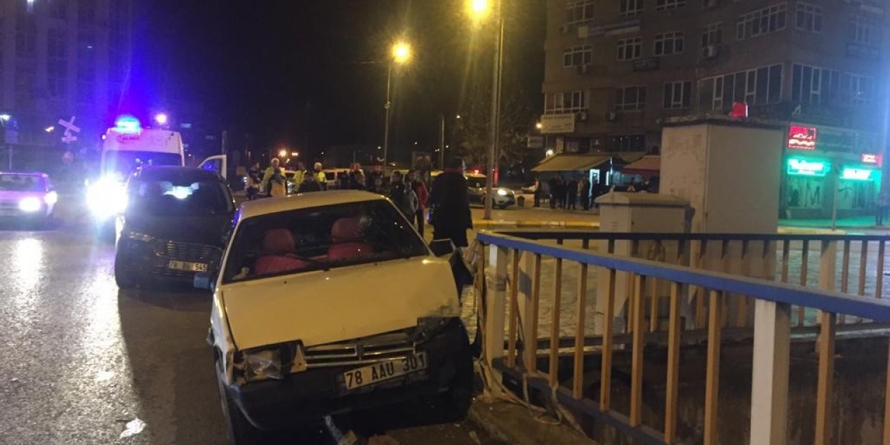 Kaza yaptı, alkollü olunca kaçmaya çalıştı