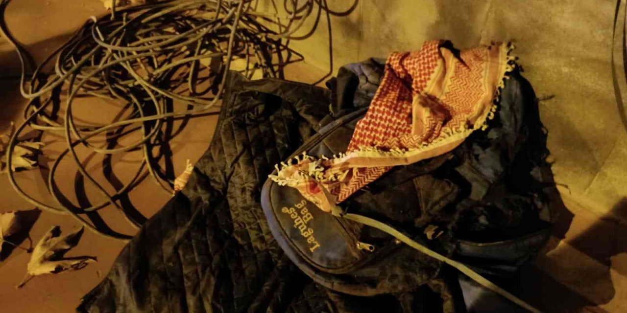 Hırsızlık şüphelisi kaçarken askeri alana girdi, çantası fünye ile patlatıldı