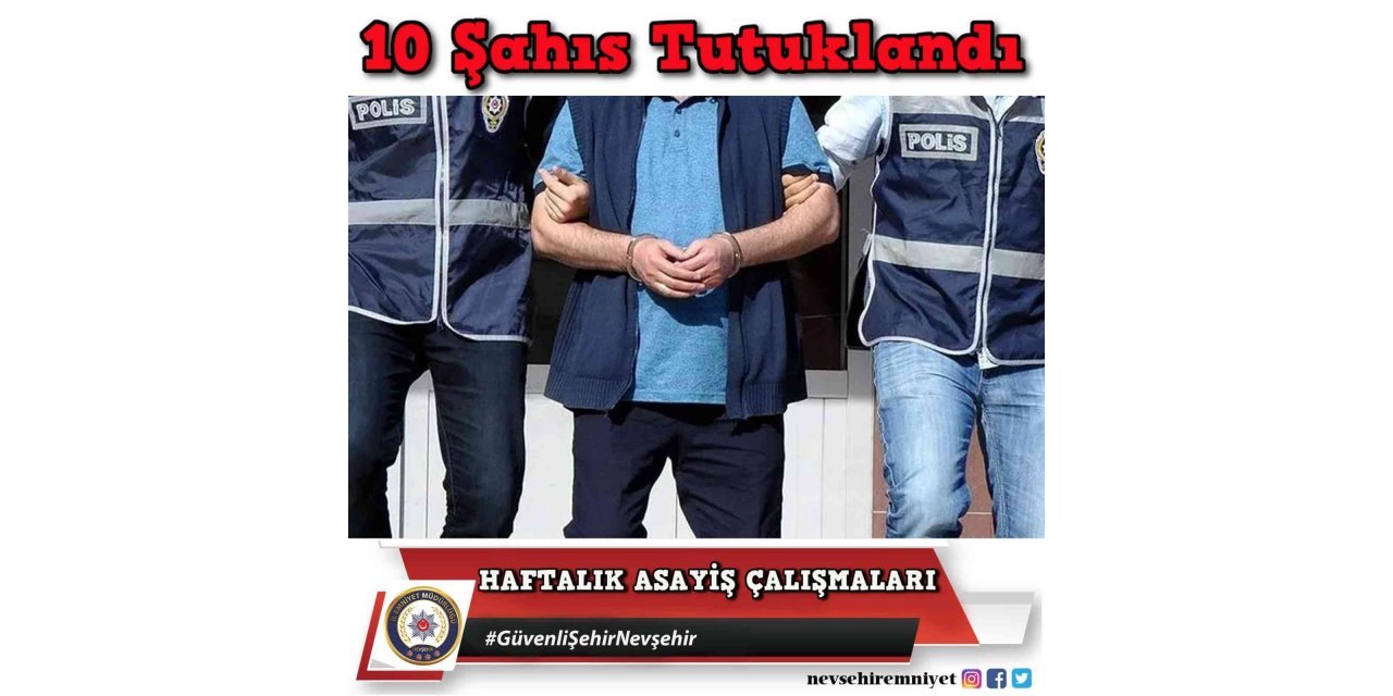 Nevşehir’de aranan 15 şahıs yakalandı