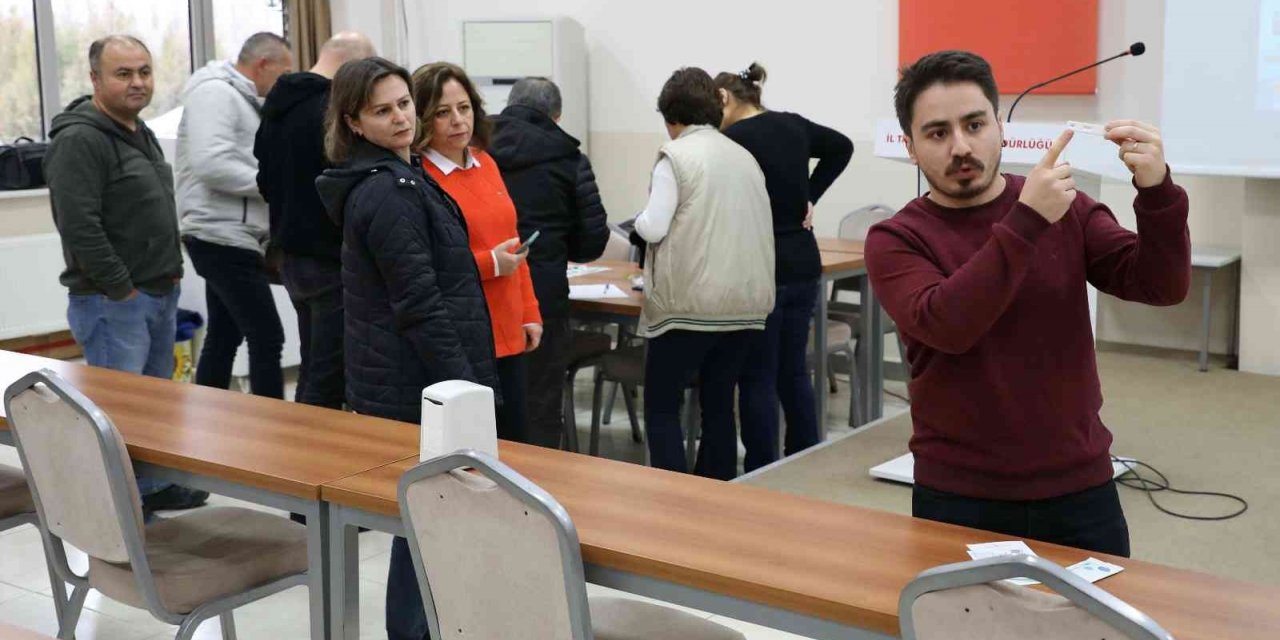 İl Tarım Müdürlüğü’nde dikkat çeken sağlık eğitimi