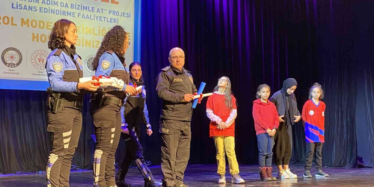 “Yarına Bir Adım da Bizimle At” projesinde eğitim gören çocuklar lisanslarına kavuştu