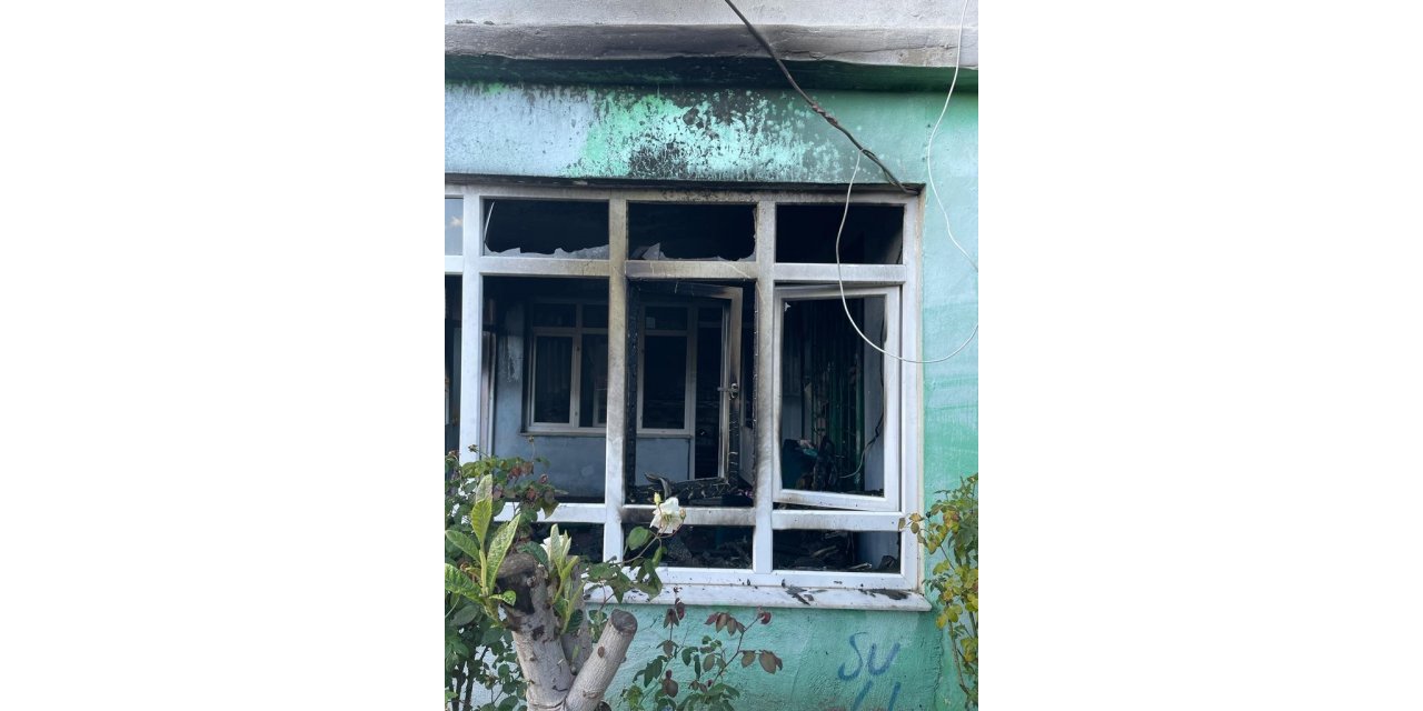 Kısa devre yapan televizyon yangına sebep oldu