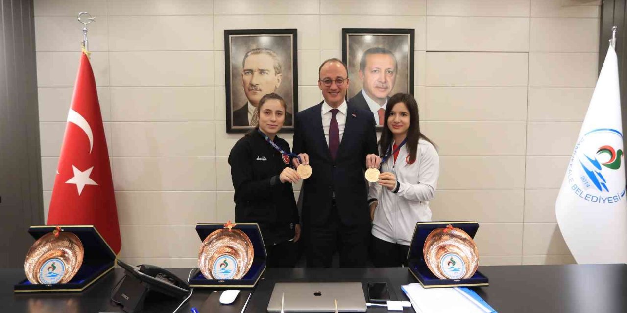 Denizlili şampiyonlar hedefini olimpiyat olarak belirledi