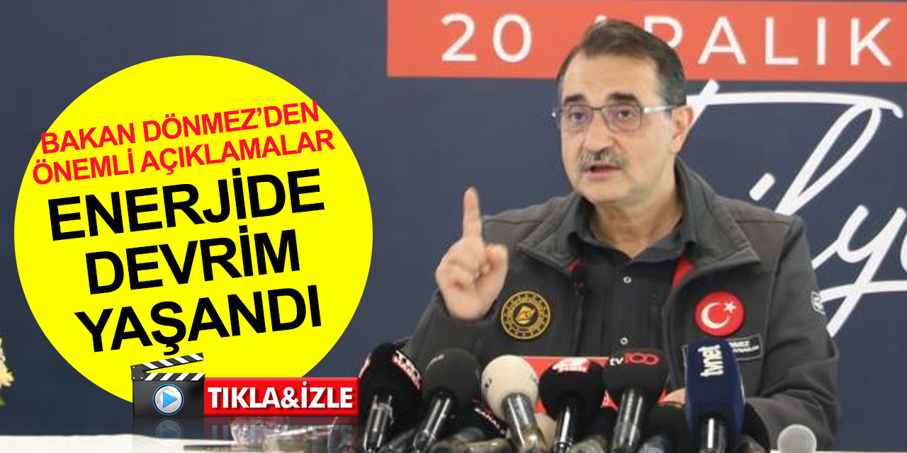 Enerji Bakanı Dönmez'den Konya açıklaması! Avrupa'nın en büyüğü olacak