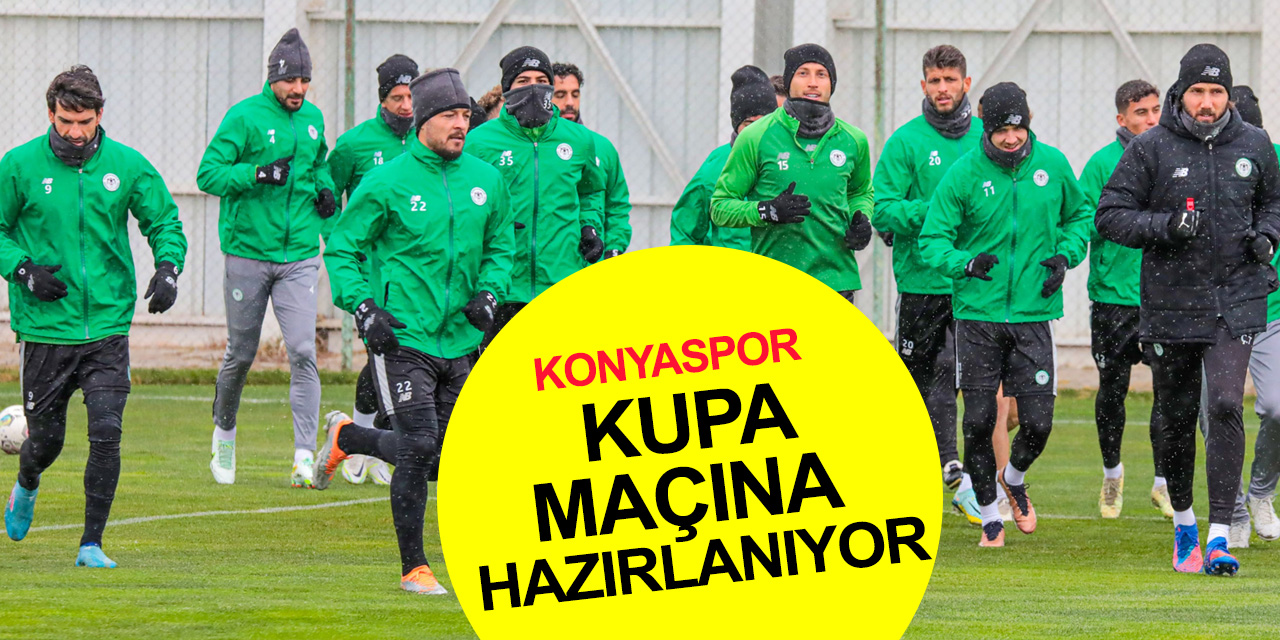 Konyaspor kupa maçı hazırlıklarına devam ediyor