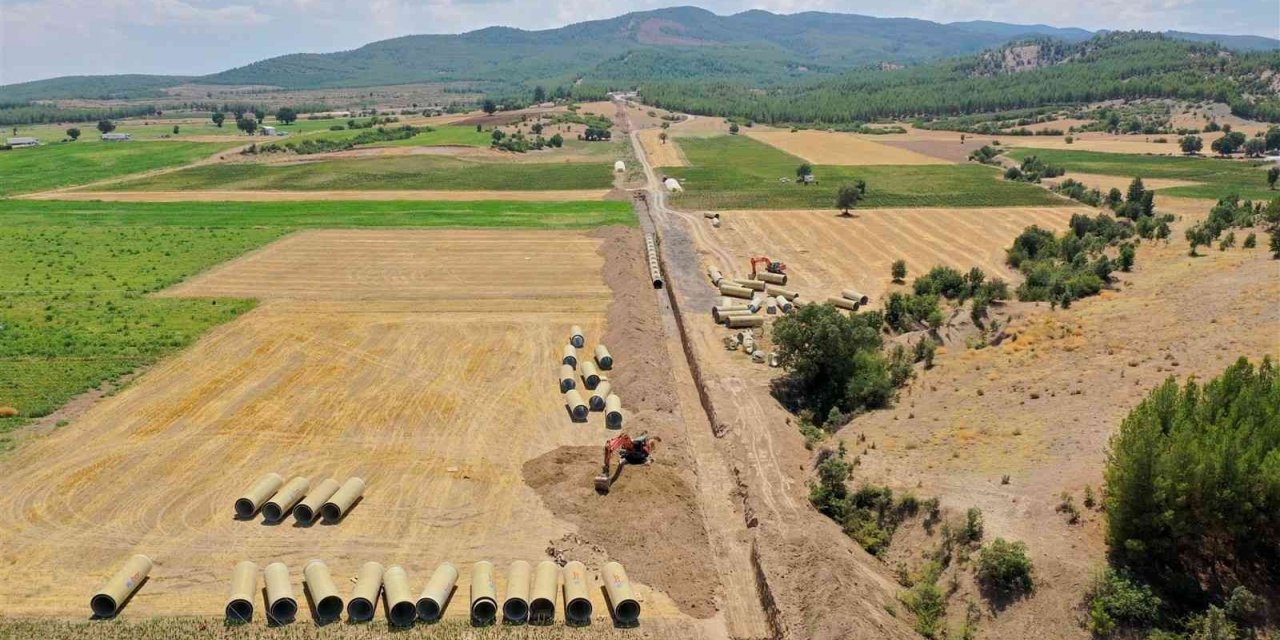 Acıpayam’ın verimli toprakları modern sulamayla buluşuyor