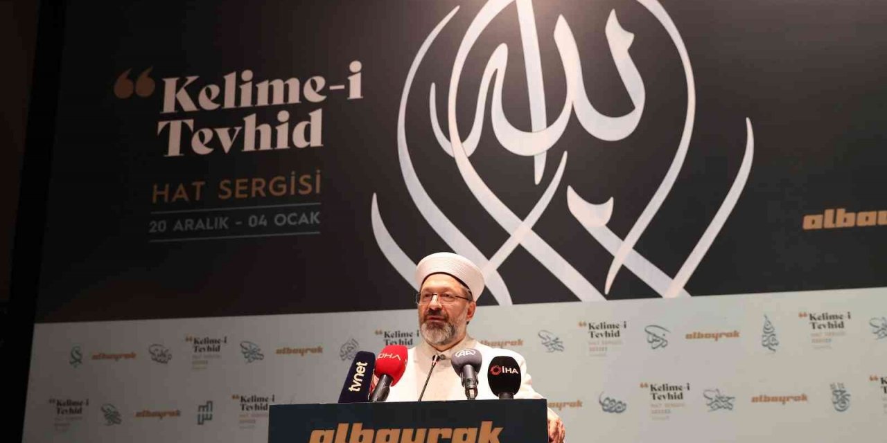 “Kelime-i Tevhid” Hat Eserleri Sergisi AKM’de sanatseverlerle buluştu