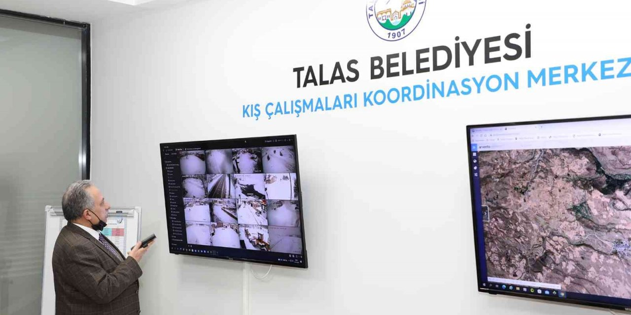 Talas’ta kış mesaisi başladı