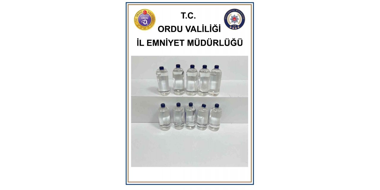 Ordu’da uyuşturucu ve sahte alkollü içki operasyonu