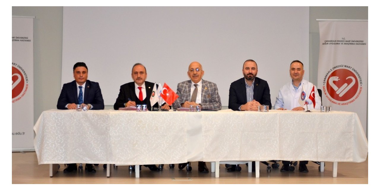 ÇOMÜ ile Öz Sağlık-İş Sendikası arasında sözleşme imzalandı