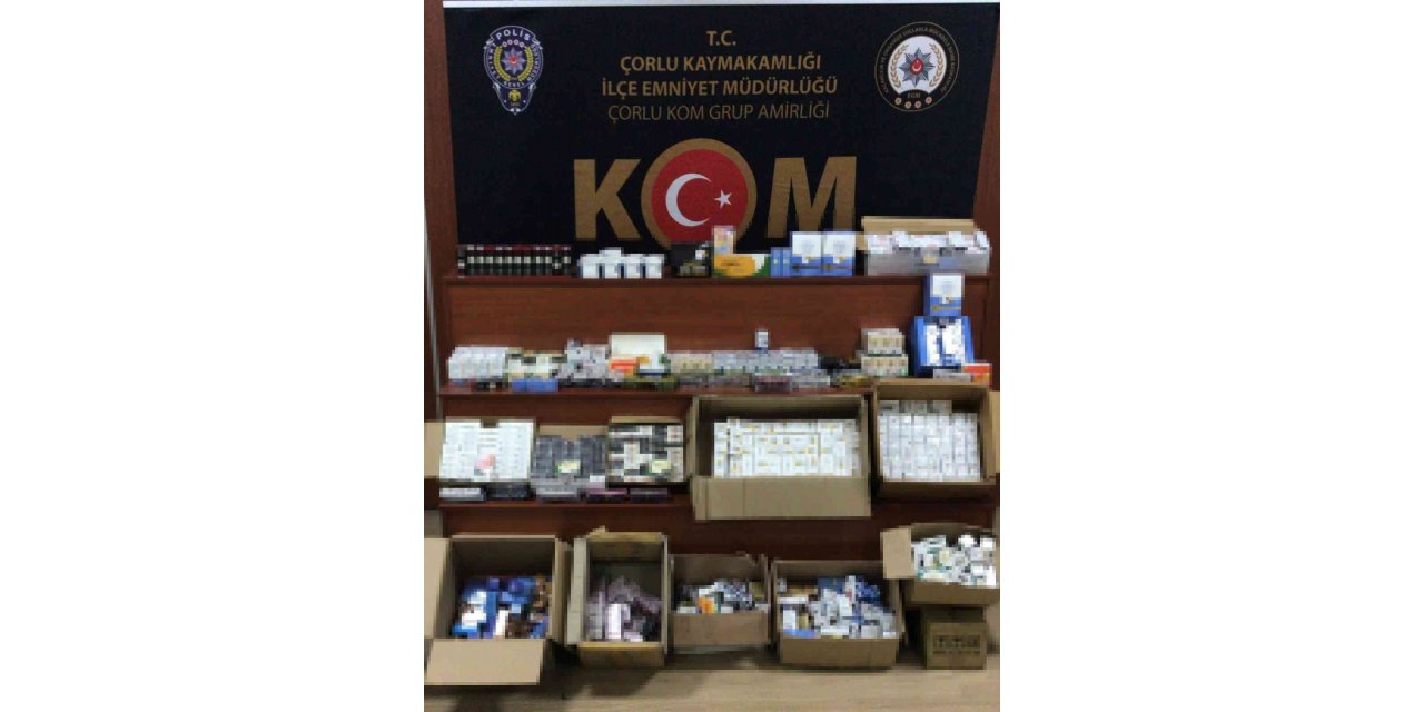 Tekirdağ’da binlerce cinsel ürün ele geçirildi