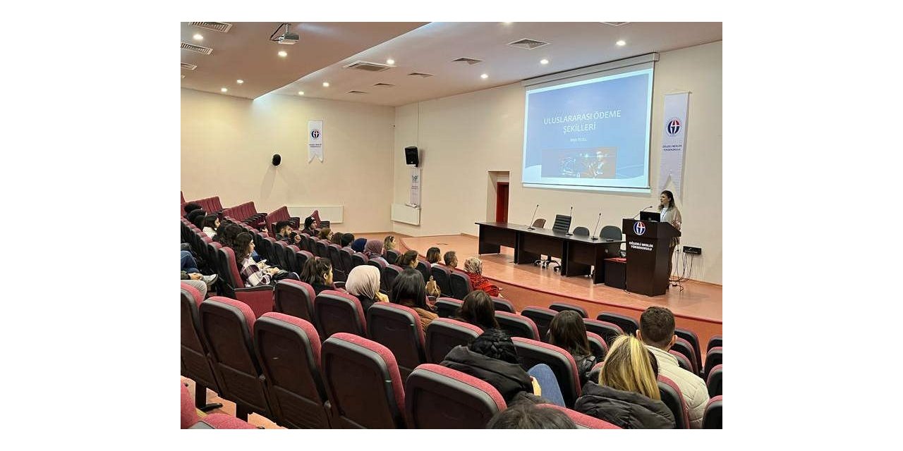 Oğuzeli MYO öğrencilerine dış ticaret konferansı