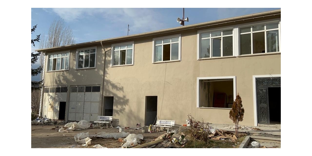 Belediye binası tadilatın ardından karakol olarak hizmet verecek