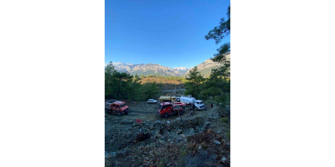 Orman yangını büyümden söndürüldü