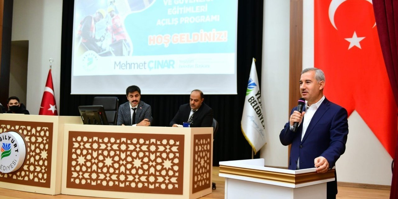 Yeşilyurt’ta İş Sağlığı ve Güvenliği eğitimi