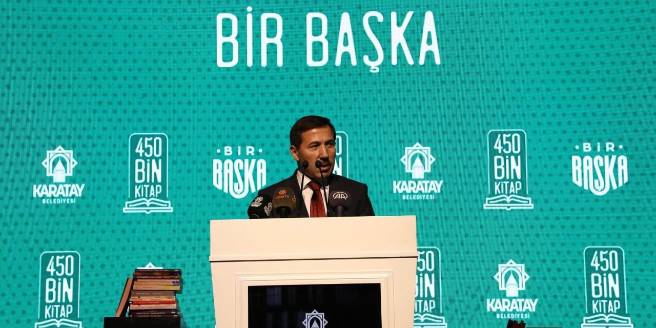Karatay Belediyesi “35 Bin Kitap Desteği” projesini tanıttı