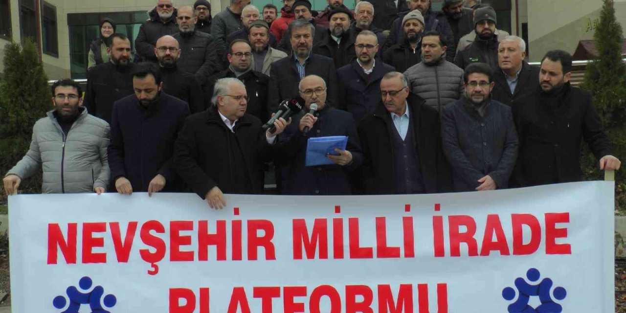 Nevşehir Milli İrade Platformu o profesör için suç duyurusunda bulundu