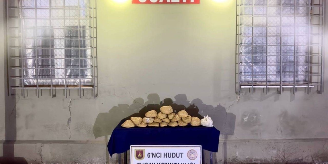 MSB Van hudut hattında 4 kilogram uyuşturucu ele geçirildiğini açıkladı
