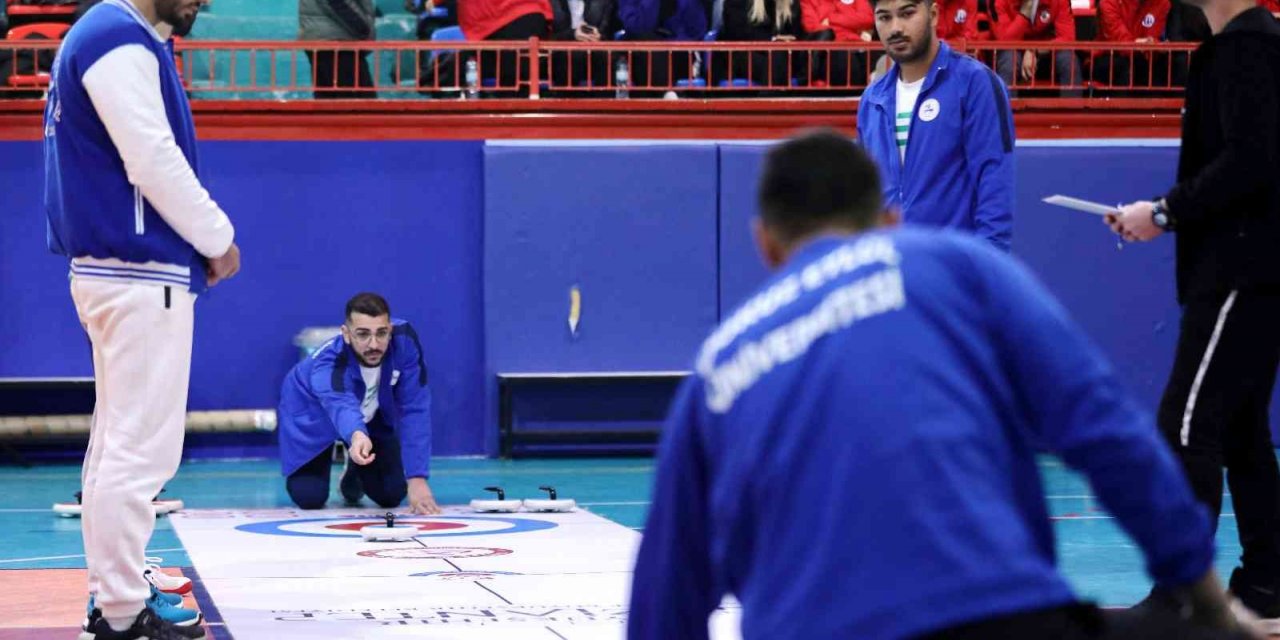 Floor Curlıng Ünilig Türkiye Şampiyonası GAÜN’de başladı