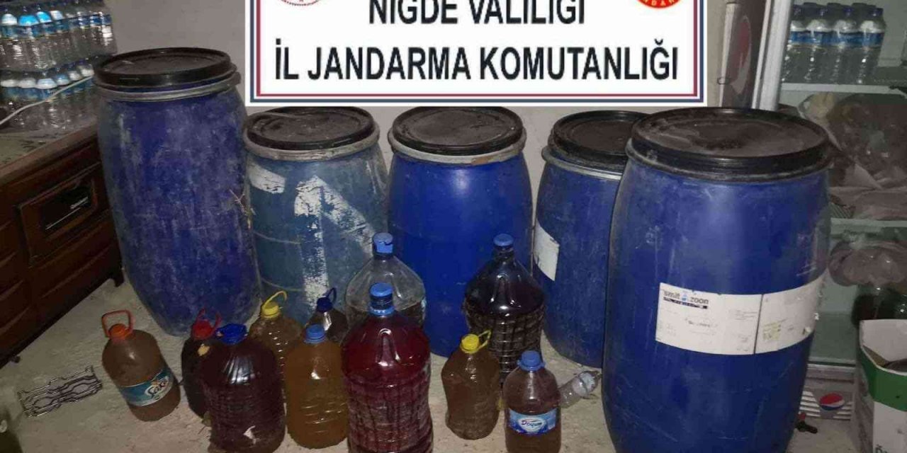 Jandarmadan sahte içki operasyonu: 8 gözaltı