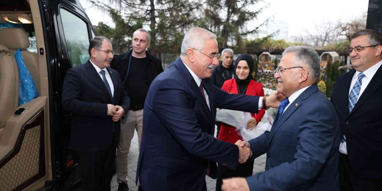 Başkan Büyükkılıç, Yargıtay Başkanı Akarca ile Yargıtay Cumhuriyet Başsavcısı Şahin ve heyetini ağırladı
