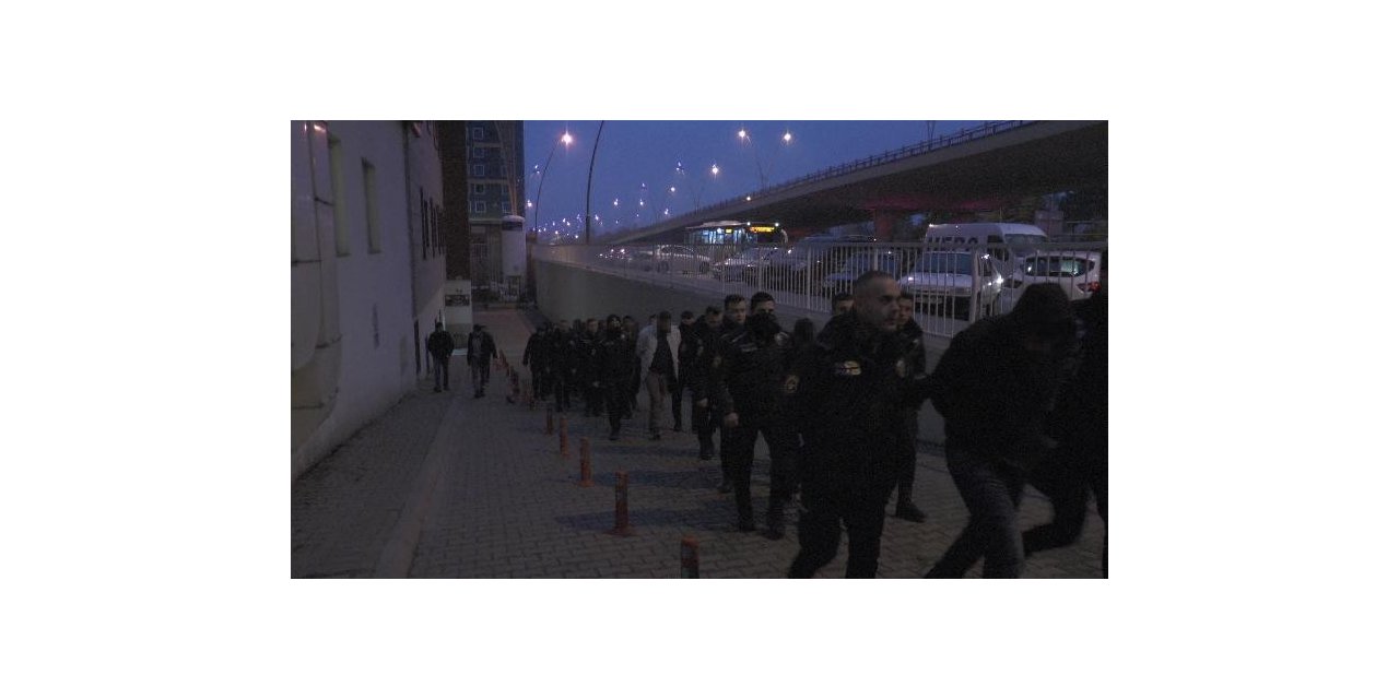 ’Kökünü Kurutma Operasyonu’nda 38 tutuklama