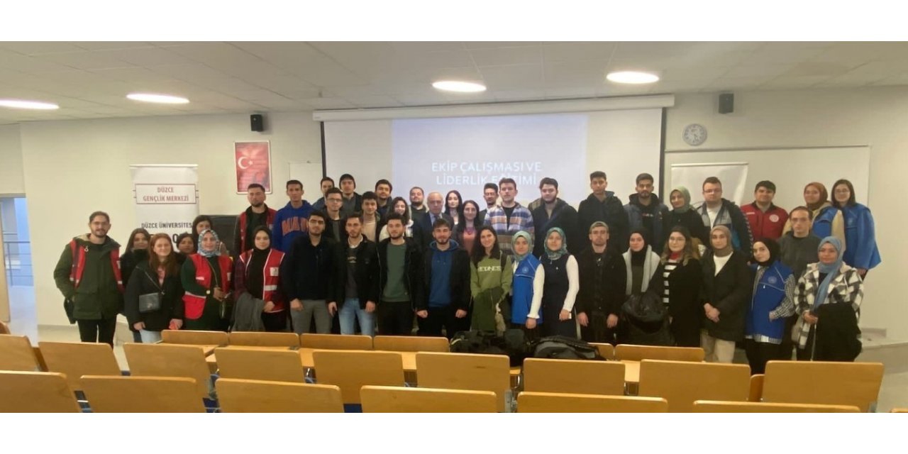 Ekip çalışması ve liderlik eğitimi gerçekleştirildi