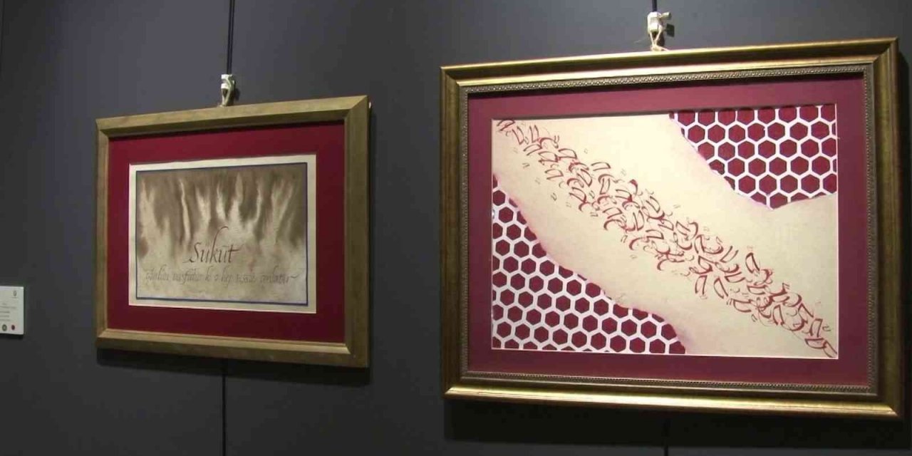 Üsküdar’da ‘Harflerle El Ele Kaligrafi Sergisi’ sanatseverlerle buluştu