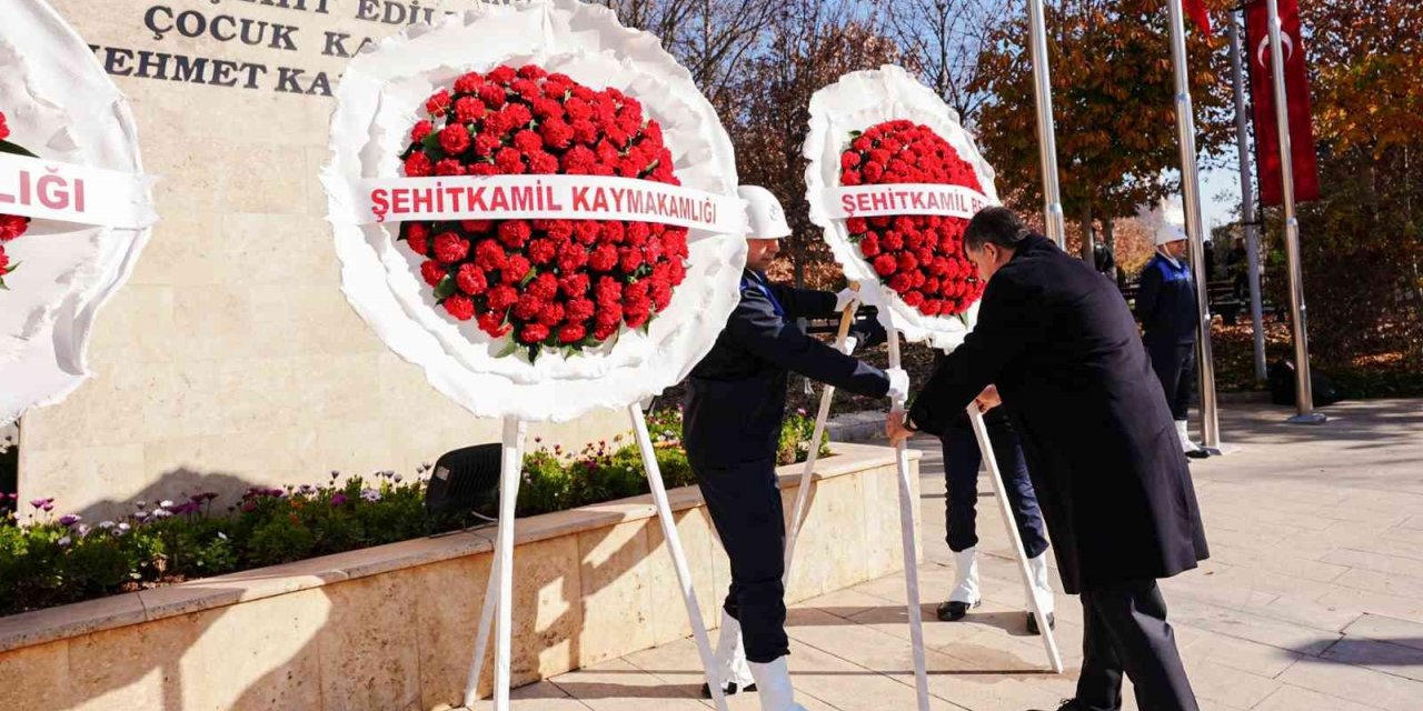 Şehit Kamil ve annesi ile Özdemir bey için tören düzenlendi