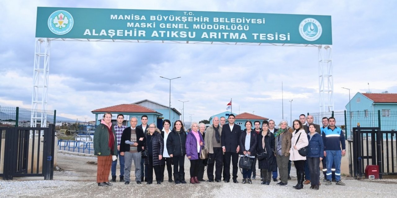 Alaşehir Atıksu Arıtma Tesisi GEMA Vakfını konuk etti
