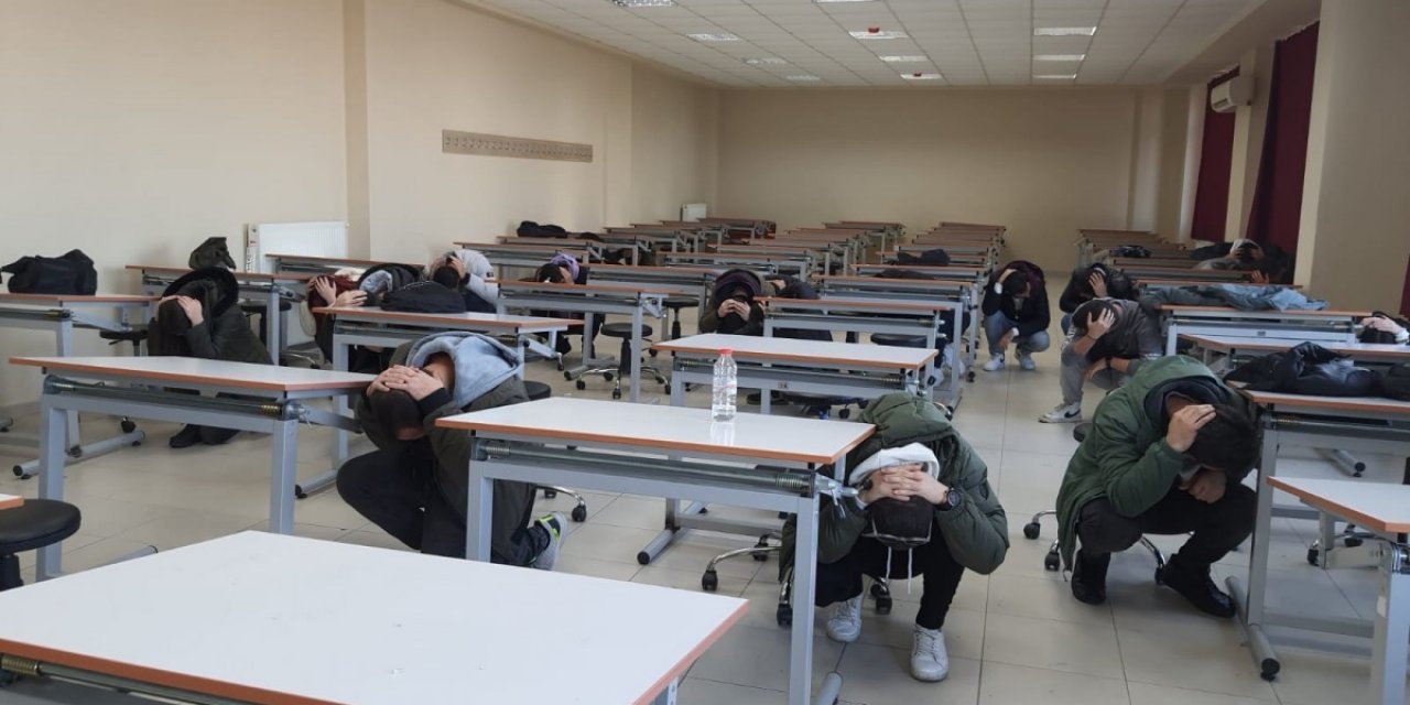 Afet Farkındalık Eğitimi ve Deprem Tahliye Tatbikatı Gerçekleşti
