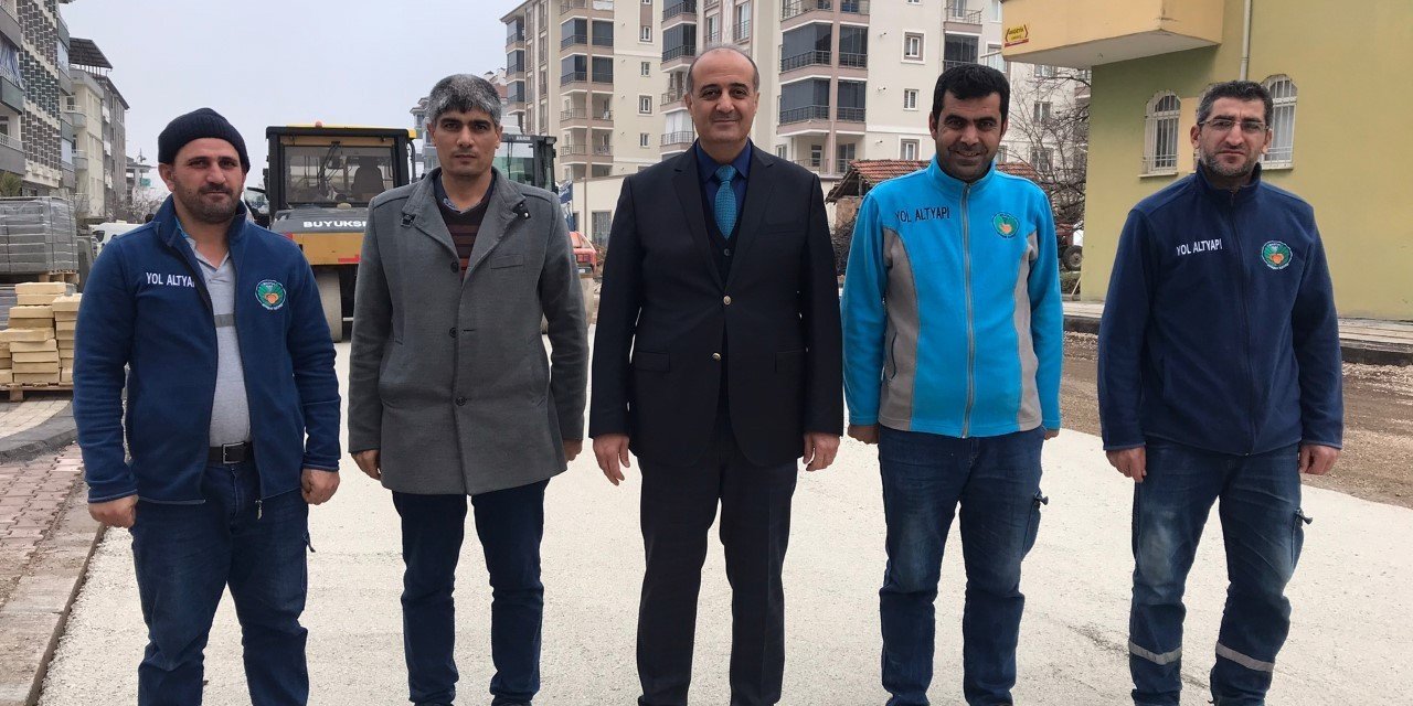 Göztepe’de yolların standardı yükseltiliyor