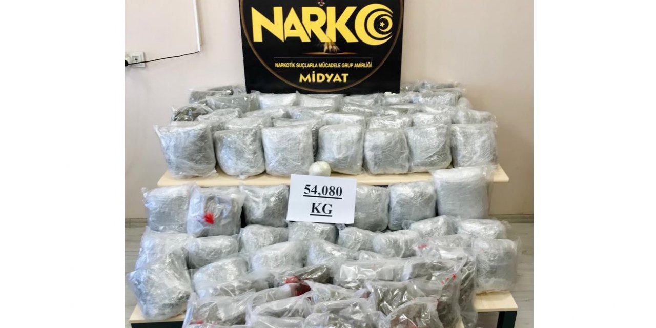 Mardin’de 96 kilo uyuşturucu ele geçirildi