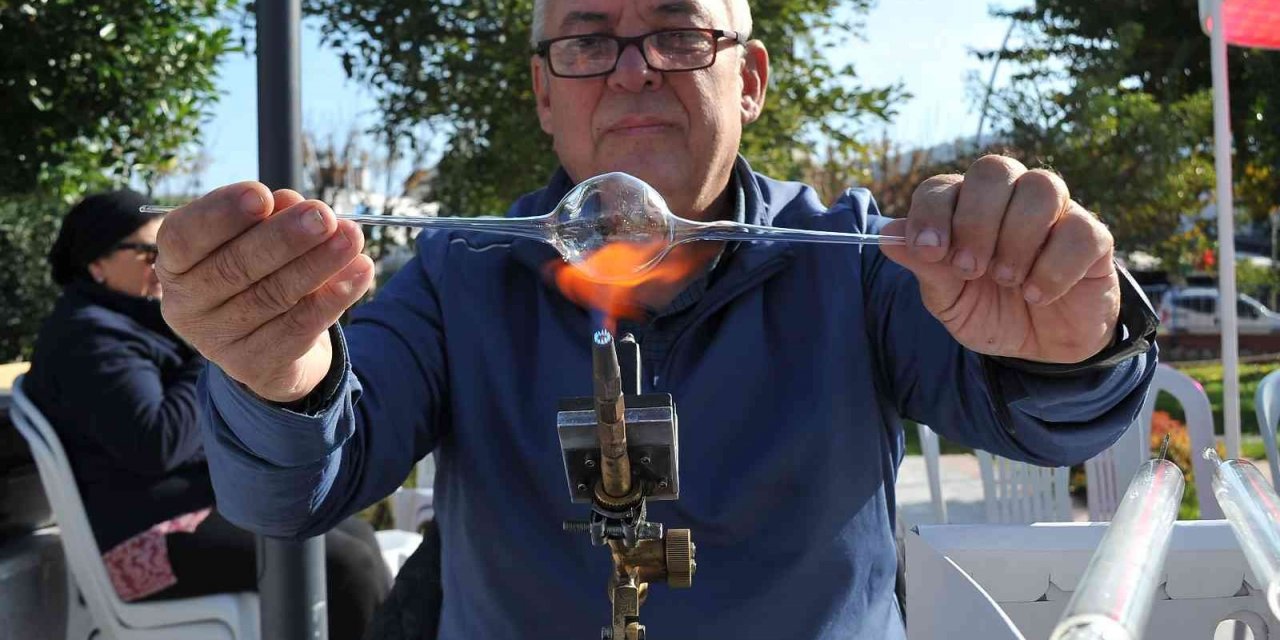 Cam sanatı gösterisine büyük ilgi