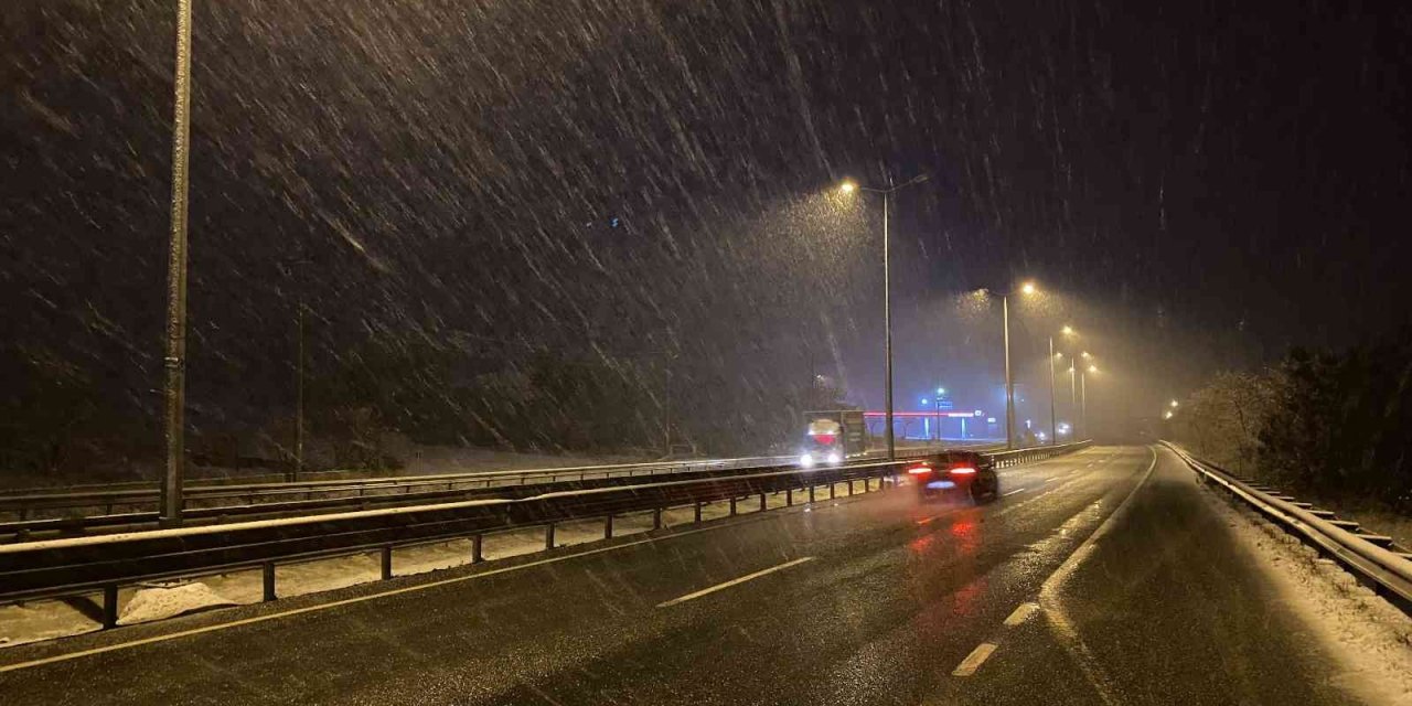 Çankırı’da kar yağışı etkili olmaya başladı