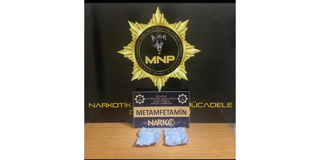 Manisa’da şüpheli otomobilden metamfetamin çıktı
