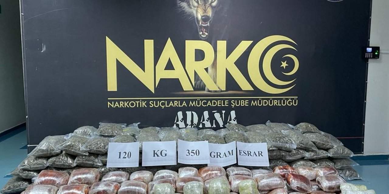 Tırlara uyuşturucu operasyonu: 120 kilo esrar ele geçirildi
