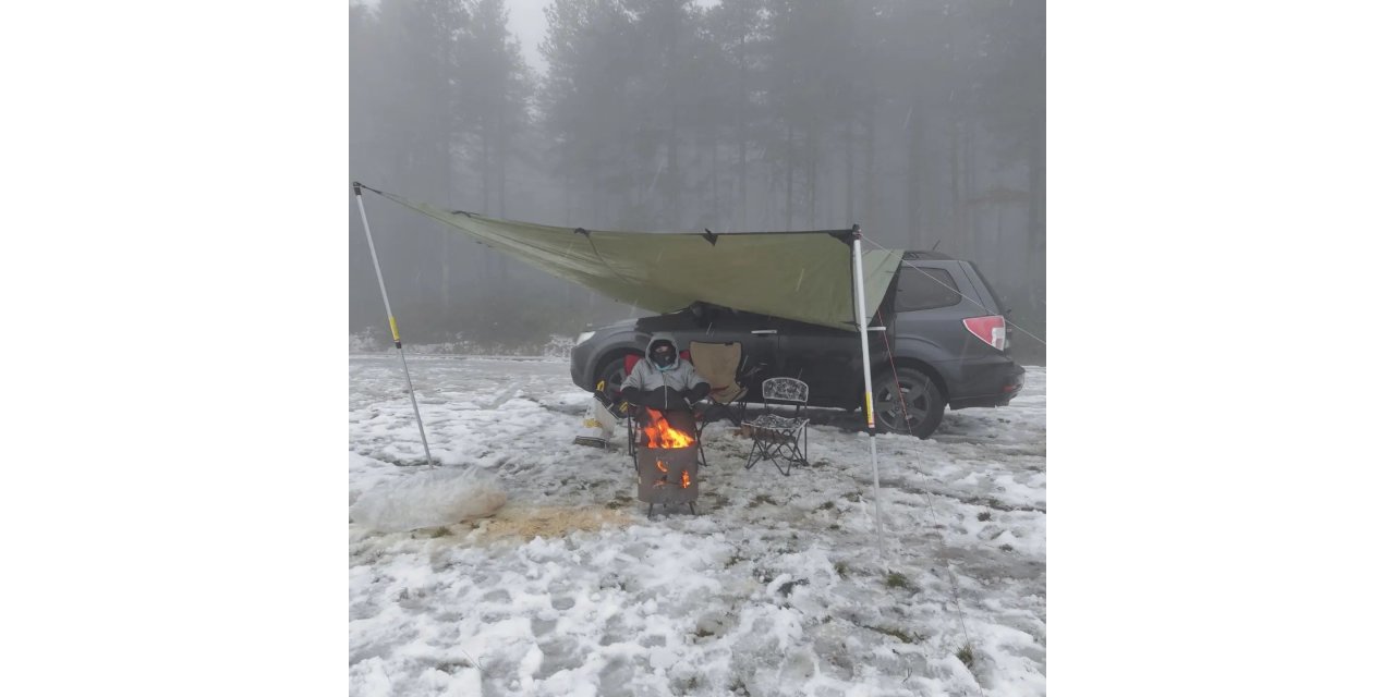Düzce’nin yüksek kesimleri beyaza büründü