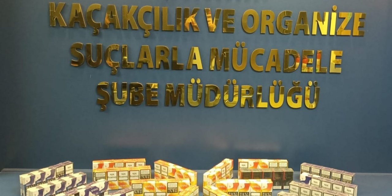 Çankırı’da çok sayıda kaçak sigara ve makaron ele geçirildi