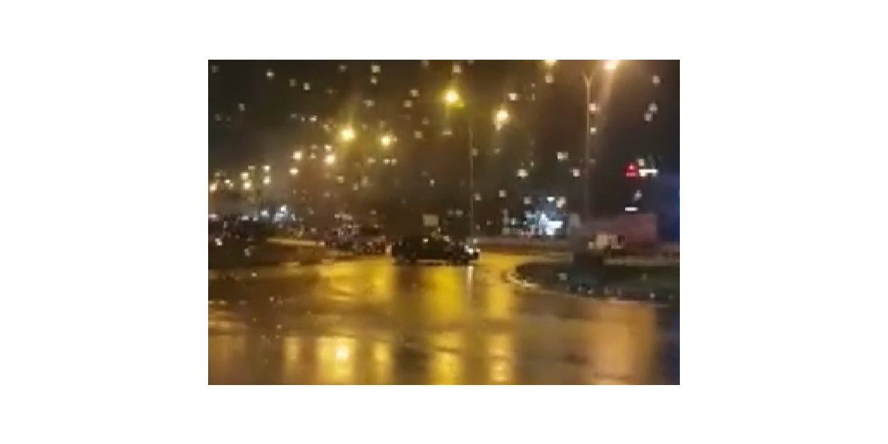 Trafikte drift atan araç sürücüsüne 9 bin 125 lira ceza