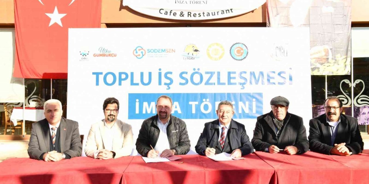 Çiğli’de toplu iş sözleşmesi görüşmeleri mutlu bitti