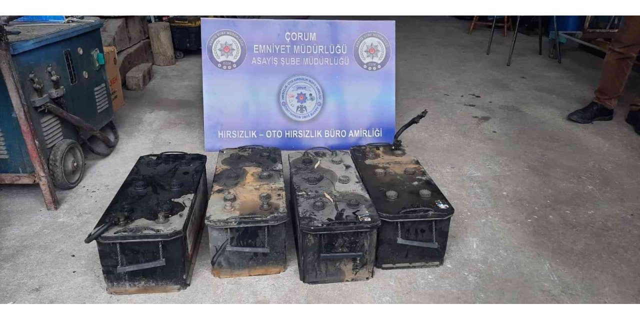 Otobüslerin aküsünü çalan zanlı yakalandı