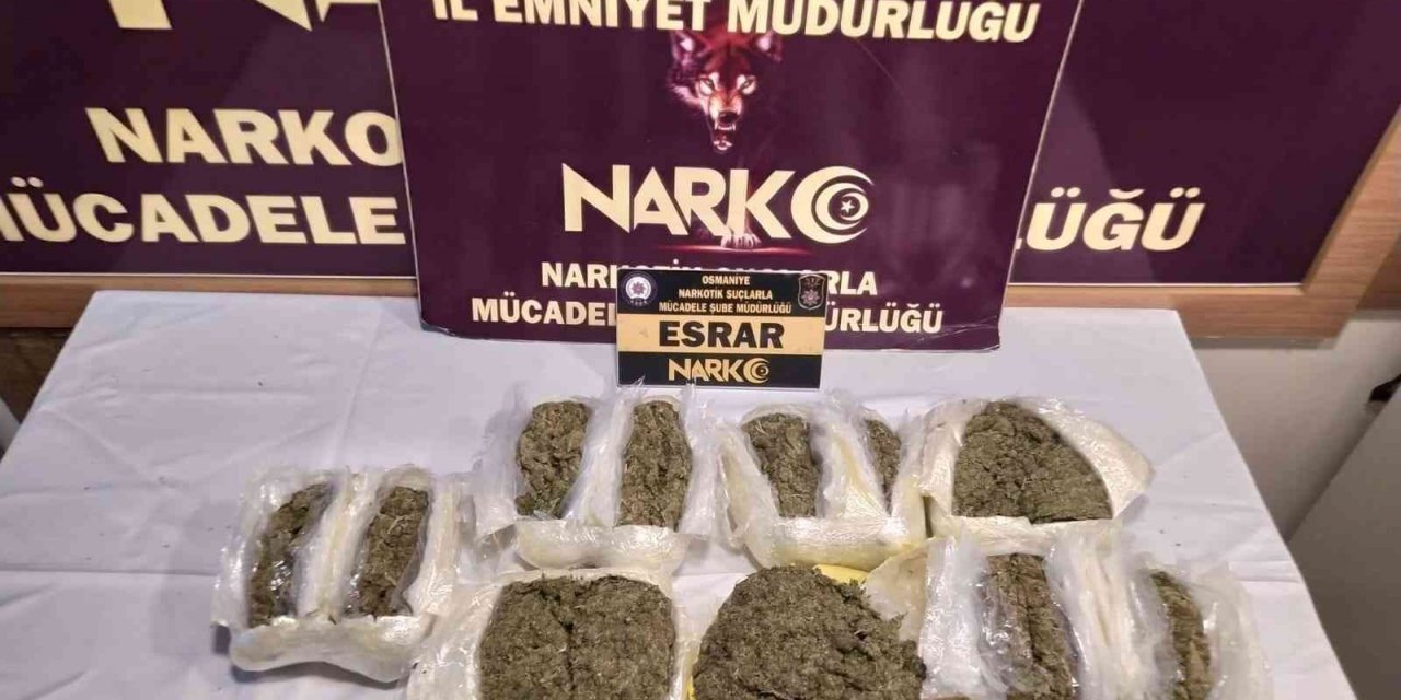 Osmaniye’de narkotik operasyonlarına 4 tutuklama