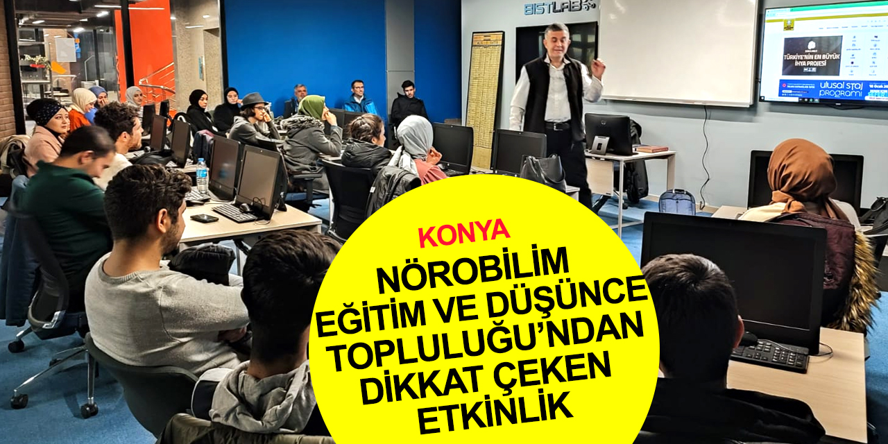 Prof. Ekmekçi'den Konya'da gençlere önemli tavsiyeler: Araştırma tutkunuz olsun! İlmi alın, geri dönün